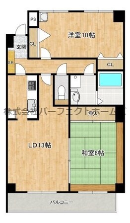 フロンティア香里の物件間取画像